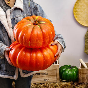 Modelo de Calabaza de Simulación, Decoraciones de Halloween para <span class=keywords><strong>el</strong></span> Festival de la Cosecha, Material de Burbuja, Uso en Interiores, Granja, Centro Comercial de Vegetales - Product Image 1