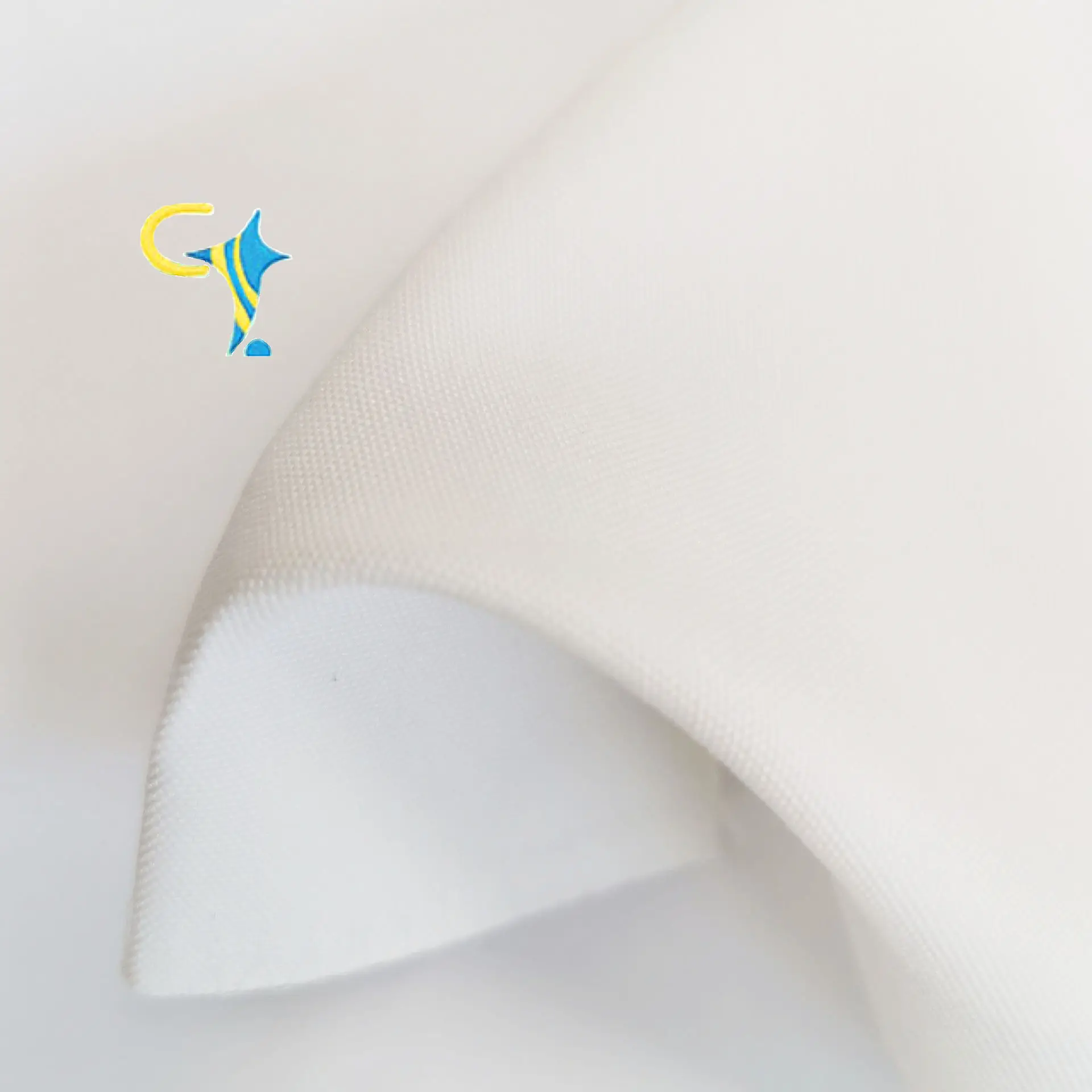 100% poliestere tessuto della tela di canapa 8oz sbiancato tessuto per il sacchetto tenda tenda scarpa ecc.