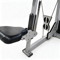 Machine de musculation commerciale pour les deltoides, entraîneur de levage d'épaules, équipement de gym pour soulevés latéraux, cadre en acier Q235, robuste, pour l'entraînement de force des deltoides