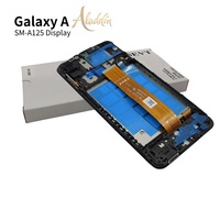 Téléphones mobiles LCD d'origine pour Samsung A125 A12 Pièces détachées LCD avec cadres d'assemblage de remplacement avec LCD Service Pack