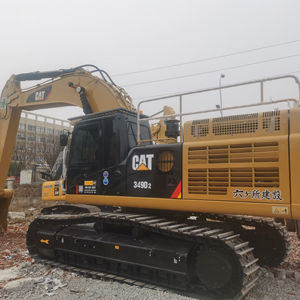Excavatrice sur chenilles Caterpillar d'occasion certifiée CE avec godet CAT349D Machine lourde de 49 tonnes du Japon avec moteur et pompe - Product Image 1