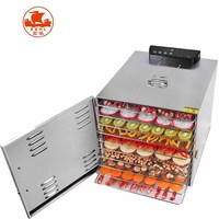 Aanpasbare fruit- en groentedroger, draagbare voedseldroger & vleesdroogmachine, bananen-droger, kleurrijke fruit- en groentedroger