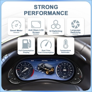 12.3" <b>Car</b> Digital Instrument Cluster <b>for</b> Nissan Patrol Y62 2008-2022 LCD Dashboard Panel Virtual Cockpit <b>Speedometer</b> - Product Image 5