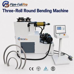 Automatic Hydraulic 3 <b>Roller</b> Rolling Machine for Industrial Pipe Cold Forming and Section Bending - Product Image 1
