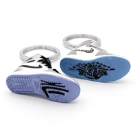 Explosieve Schoen Schimmel Sleutelhanger Tas Hanger 3D Drie-Dimensionale Mini Basketbal Schoen Sieraden Creatieve Persoonlijkheid Hanger
