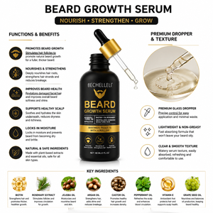 Kit de Soins pour la Croissance de la <span class=keywords><strong>Barbe</strong></span> Bio de Haute Qualité à Marque Blanche OEM – <span class=keywords><strong>Huile</strong></span> de Croissance Instantanée pour la <span class=keywords><strong>Barbe</strong></span> avec Rouleau Dermique et <span class=keywords><strong>Huile</strong></span> à <span class=keywords><strong>Barbe</strong></span> - Product Image 3