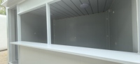 Hall de vente de café préfabriqué, boutique à installation rapide, maison conteneur en kit