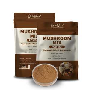 กาแฟเห็ดเรนวูดแบบผง OEM 10 in 1 อาหารเสริมกาแฟเห็ด - Product Image 1