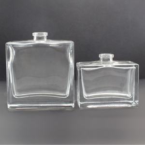 LANGXU fournisseur verre crytal carré vide boîte de luxe personnalisé niche vide bouteille de parfum avec couvercle noir - Product Image 3