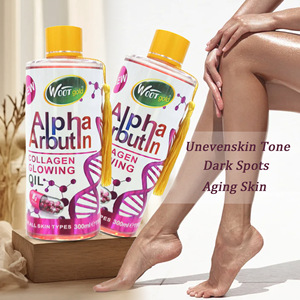 Huile éclaircissante et illuminatrice au collagène et à l'alpha-arbutine naturelle, très vendue, huile de massage super blanchissante et <span class=keywords><strong>anti</strong></span>-<span class=keywords><strong>taches</strong></span> - Product Image 2