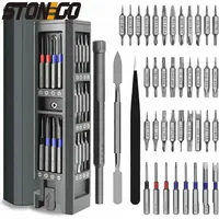 Kit de tournevis de précision 71 pièces, mini kit d'outils de réparation, embouts magnétiques, pour téléphone, appareil photo, montre, bricolage, usage industriel