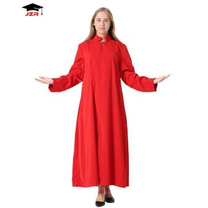 Wholesale Matte Clergy Robe <strong>Priest</strong> Pulpit Costume Altar Server <strong>Vestments</strong> <strong>Anglican</strong> Choir Cassock Robe with Lining - Product Image 2