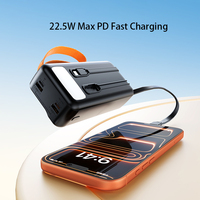 Batterie externe 50000mAh/30000mAh PD 20W + 22.5W à charge rapide avec écran LED pour iPhone 18 Pro Max