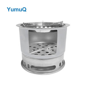 YumuQ precio <span class=keywords><strong>de</strong></span> fábrica barato carbón madera Pellet calefacción acero portátil al aire libre Camping cocina estufa - Product Image 1