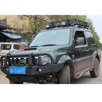 De 1998 à 2017, pièces modifiées pour voiture Jimny JB23 JB33 JB43, pare-chocs avant en acier manganèse avec barre de protection