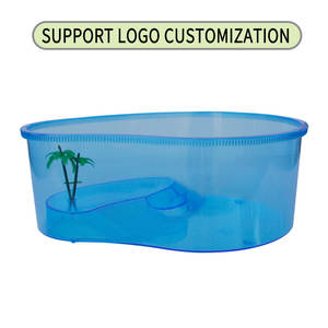 Aquarium en PVC pour poissons, Reptile tortue, ouvert au réservoir de poissons, accessoire en plastique, pour petit Animal, prix d'usine - Product Image 4