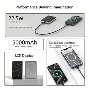 Batería de Estado Semisólido CCC de 5000 mAh, Carga Rápida PD de 22.5 W, Banco de Energía Portátil Tipo C de 15 W/10 W/7.5 W/5 W/2.5 W - Product Image 2