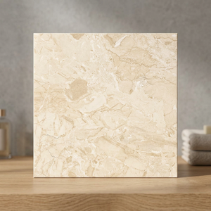 กระเบื้องปูพื้นพอร์ซเลนลายหินอ่อนสีขาวเมฆ ขนาด 600x600 มม. ผิวมันเงา - Product Image 1