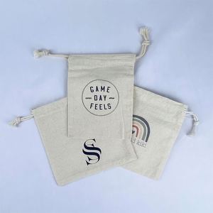 Organic Cotton <b>Drawstring</b> Bag All-match Eco-friendly Fashion <b>Pouch</b> Bag Biodegradable High Quality <b>Drawstring</b> <b>Pouch</b> - Product Image 2