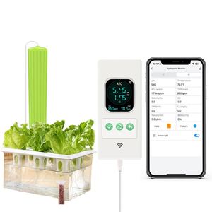 Mới đến thông minh thủy canh hệ thống giám sát 4-1 Wifi ABS Ph Ec Tds Temp tùy chỉnh cho chất lượng nước Tester - Product Image 1