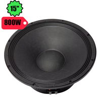 Haut-parleur de graves puissant de 15 pouces 400-800W avec aimant en ferrite offrant des performances de basses claires et puissantes
