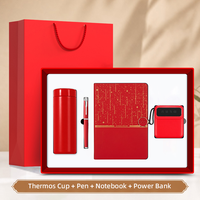 Ensemble Cadeau d'Affaires Premium : Carnet Étoilé, Stylo, Gobelet Isotherme, Batterie Externe – Idéal pour Cadeau Client ou d'Entreprise
