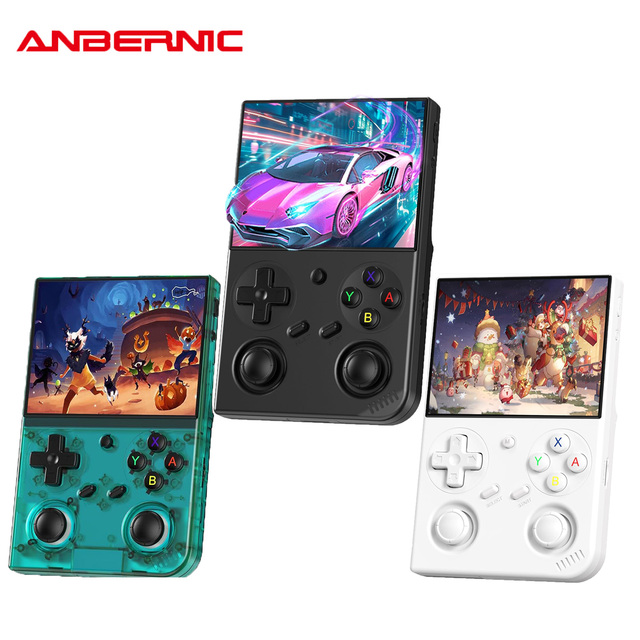 New ANBERNIC RG 35XXPro Supports Blue-tooth 4.2 Retro Handheld Game Console H700 CPU Screen Projection Video Gaming Consoles