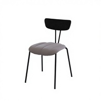 Chaise de salle à manger moderne minimaliste en cuir personnalisée, écologique, ergonomique, imperméable, meubles pour la maison