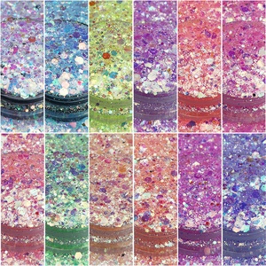 Bulk Factory Eco-Friendly Non-Toxic Polyester Chunky Fine <strong>Glitter</strong> 2oz Shaker <strong>for</strong> Body <strong>Face</strong> Handicraft Holiday Craft Painting - Product Image 2