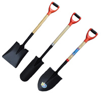 Outils agricoles directement de l'usine chinoise, pelle à main en acier pour jardin avec manche en bois pour l'agriculture