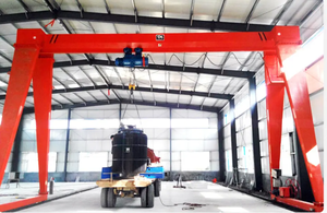 Grue à portique pour pneus en caoutchouc d'intérieur RTG 20 tonnes 30 tonnes 50 tonnes de capacité de charge nominale Composants de base, y compris le moteur Boîte de vitesses - Product Image 2