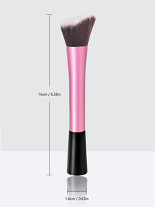 Nouveau produit en gros, pinceau de maquillage professionnel <span class=keywords><strong>à</strong></span> <span class=keywords><strong>tête</strong></span> oblique <span class=keywords><strong>à</strong></span> tube long unique, pinceau pour le contouring, pinceau pour le blush - Product Image 4