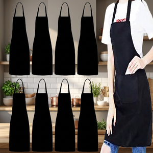 ผ้าคลุมตัดผมผ้าฝ้ายสีดำแบบยั่งยืน ASAP - Product Image 5