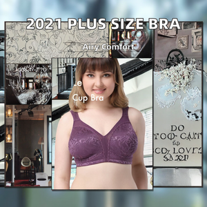 Soutien-gorge sans armatures ultra-fin de haute qualité pour femmes, style boutique 2021, taille plus, nouvelle collection, broderie unie, sous-vêtements - Product Image 3