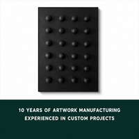 Art mural texturé noir en relief fait main, œuvre d'art personnalisée, décoration pour la maison, l'hôtel, la maison, décoration intérieure, arts décoratifs