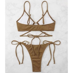 Conjunto de Traje de Baño Retro OUTPACE para Mujer, con Logotipo Personalizado, Sujetador Push-Up, en Oferta al por Mayor - Product Image 1