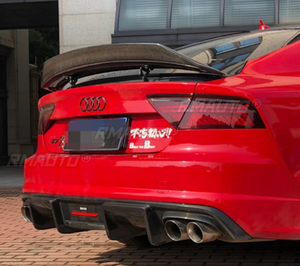 สปอยเลอร์หลังสำหรับ Audi A7 S7 RS7 ปี 2013 2014 2015 2016 2017 2018 รุ่น R สไตล์ R สำหรับตกแต่งภายนอกรถยนต์ อุปกรณ์เสริมสำหรับฝากระโปรงท้ายรถ - Product Image 3