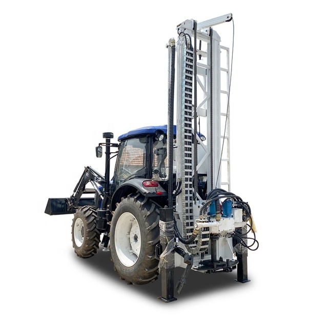 HC Brand Pneumatic Water Well Drilling Rig RC Control DTH Tractor Drilling Rig Machine Price for Sale