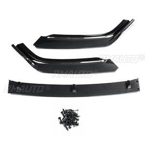 3Pcs <b>Car</b> Front Bumper Lip Splitter Lip Chin Bumper <b>Diffuser</b> Spoiler Splitters Body Kit <b>for</b> VW JETTA MK6.5 2015 2016 2017 2018 - Product Image 4