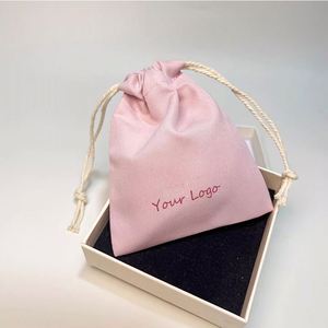 Eco-Friendly Organic Cotton <b>Drawstring</b> Bag Reusable Silk Screen Printed Small Muslin Canvas Dust <b>Pouch</b> With Cheap Price - Product Image 2