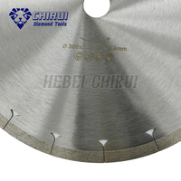 Pisau gergaji berlian cakram pemotong keramik bundar 300mm 250mm Slot pemotong Laser kualitas tinggi untuk batu