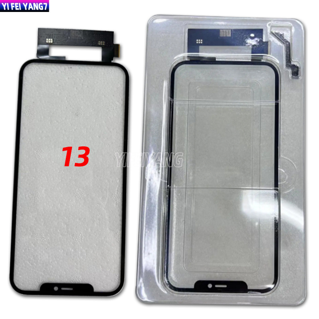 Factory Hot Selling Mobile Phone Lcd Parts Repair for iPhone 13 Mini Pro Max Front Glass Touch Oca Screen Digitizer Replace