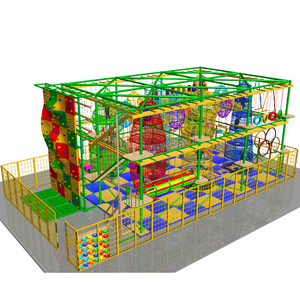 Circuitos de Obstáculos Ninja Personalizados para Exteriores con Piscinas de Pelotas, Toboganes, Rocódromos Infantiles Interiores y Áreas de Juego - Product Image 5
