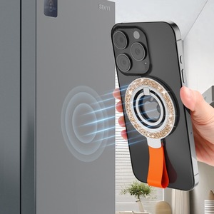 Supporto Magnetico Universale a Doppia Faccia per Telefono Cellulare, Anello di Presa per Auto, Compatibile con <span class=keywords><strong>iPhone</strong></span> 16 15 14 13 <span class=keywords><strong>12</strong></span> - Product Image 2