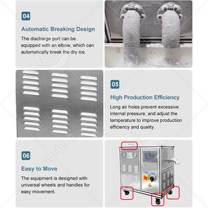 ORME Dry Ice <strong>Block</strong> <strong>Make</strong> <strong>Machine</strong> Mini Solid Co2 Dry Ice Pelletizer Maker <strong>Machine</strong> Price - Product Image 5