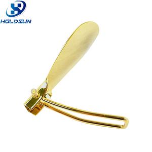Corne de chaussure en or pliable en métal vintage d'aide de chaussure portative de luxe pour vos besoins de chaussure - Product Image 3
