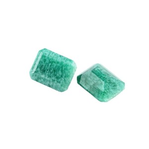 Cadermay Synthetic Emerald Loose Stone Rectangle Green Lab Created For Jewelry Making - Product Image 5