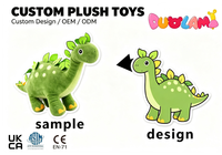 Peluche de dinosaure personnalisée, jouet en peluche doux, poupée sportive pour la décoration de la maison, cadeau pour enfants, peluche de dinosaure