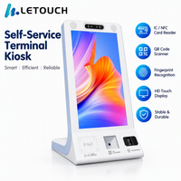Harga Pabrik Kios Pembayaran Layanan Mandiri Desktop 15,6 Inci Layar Sentuh Terminal Pemesanan Makanan All-in-One Dapat Disesuaikan OEM ODM