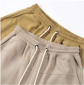 Shorts de bain grande taille personnalisés respirants en polyester/nylon style anglais à taille haute avec cordon de serrage – Vente en gros - Product Image 3